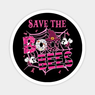 Save The Boobees Boo Bees Breast Cancer Halloween Women Magnet